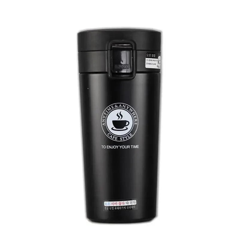 Stainless Steel Travel Coffee Mug – 380ml Insulated Thermos Tumbler