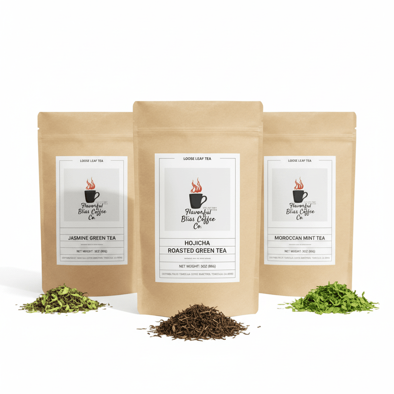 Ultimate Loose Leaf Green Tea Bundle - Flavorful Bliss Coffee Company