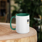 US Army Coffee Mug — This We'll Defend | Dark Green Inside & Handle - Flavorful Bliss Coffee Company