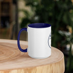 US Navy Coffee Mug — Forged by the Sea | Navy Inside & Handle - Flavorful Bliss Coffee Company