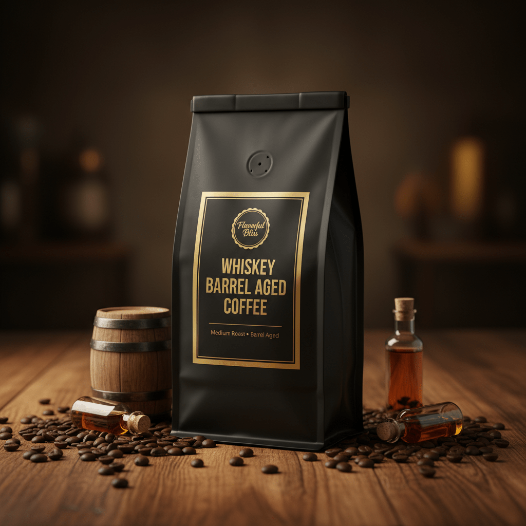 Whiskey Barrel Aged Coffee - Flavorful Bliss Coffee Company
