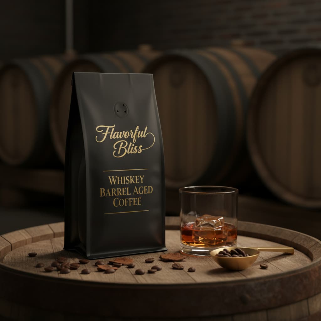 Whiskey Barrel Aged Coffee - Flavorful Bliss Coffee Company