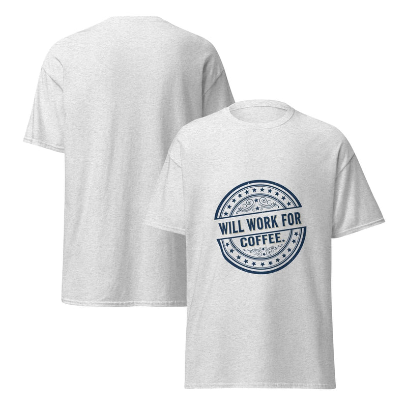 Will Work for Coffee. | Flavorful Bliss Unisex Premium T-Shirt - Flavorful Bliss Coffee Company